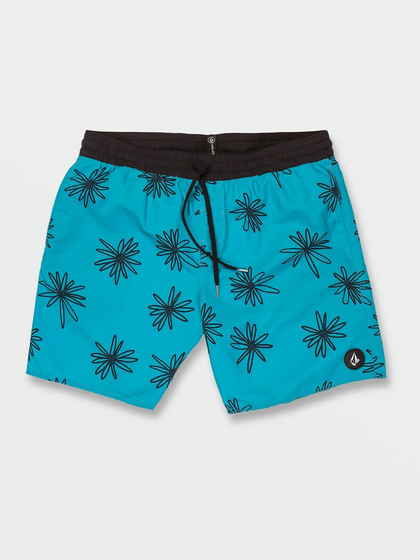 Volcom Polly Pack Badehose für Herren mit elastischem Bund in Elektrischem Blau von Volcom