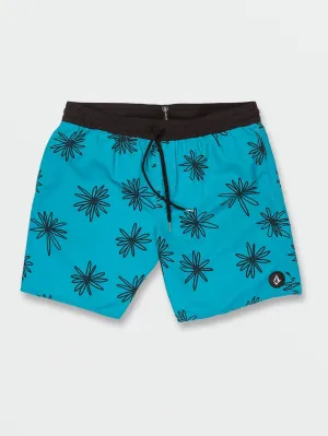 Volcom Polly Pack Badehose für Herren mit elastischem Bund in Elektrischem Blau von Volcom