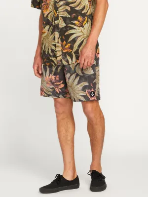 Volcom Polydactal Mod-Tech Badehose Gewaschen Schwarz Volcom