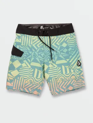 Volcom Ringer Mod-Tech Badehose Schattenlimette Volcom