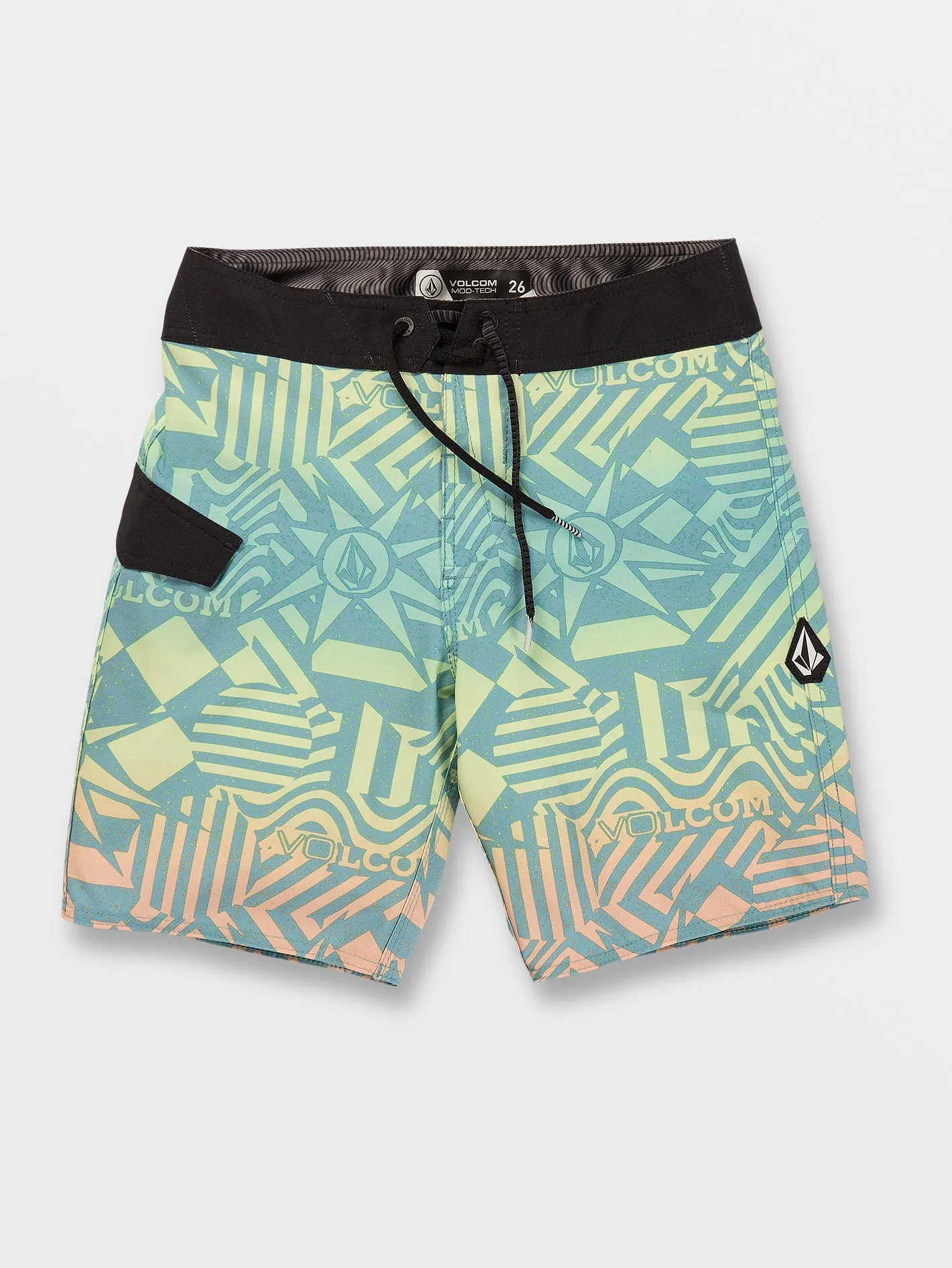 Volcom Ringer Mod-Tech Badehose Schattenlimette Volcom