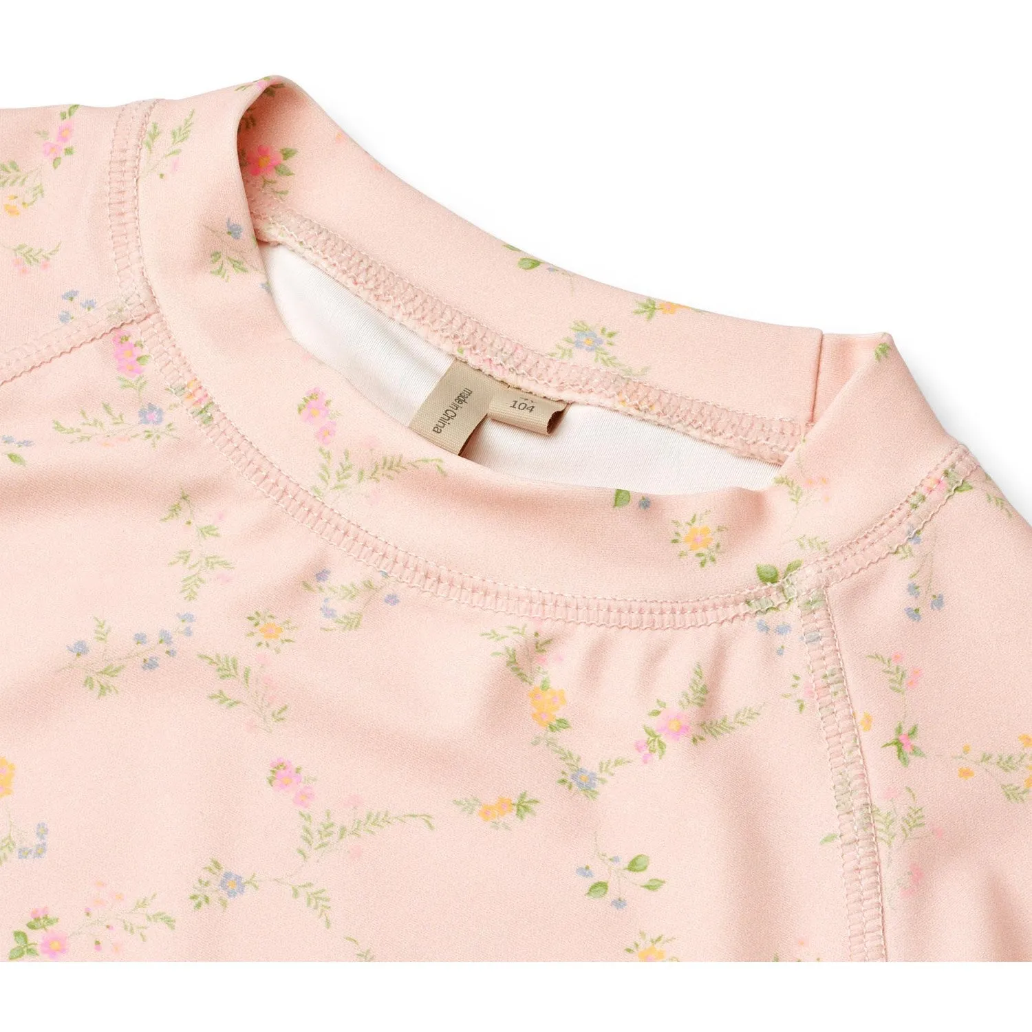 Weizenpuder Geprüfte Blumen Schwimm T-Shirt S/S Jackie Weizen