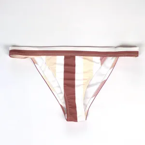 Damen Bikiniunterteil mit Farbblöcken, Mehrfarbig
