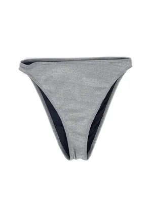 Glitzer-Bikiniunterteil für Damen, Grau