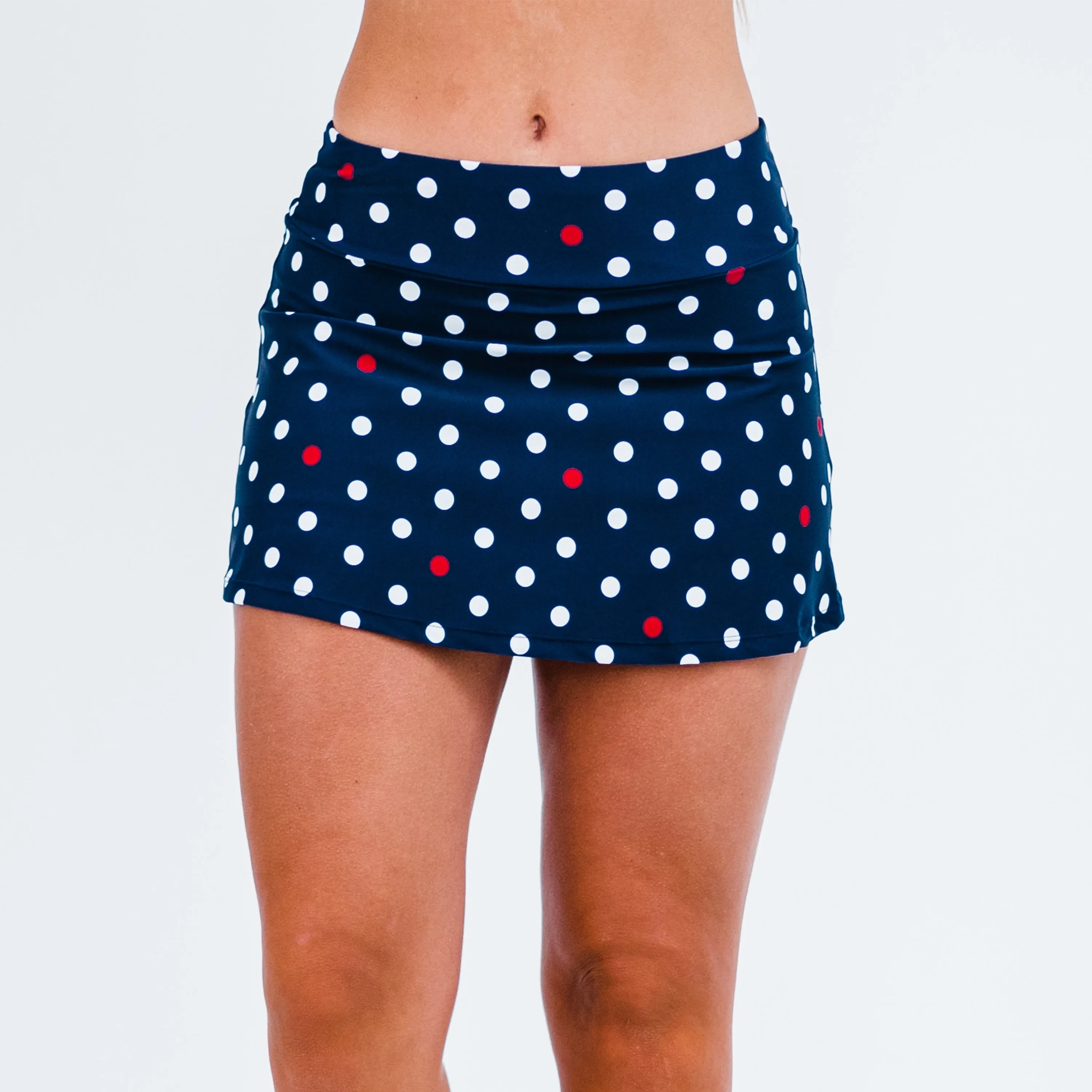 Damen-Minibadeanzug mit hoher Taille und Shorts