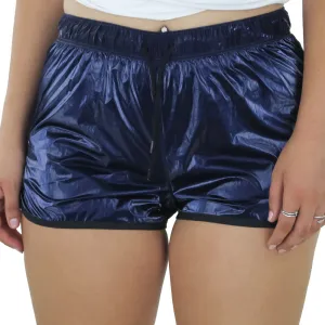 Damen-Nylon-Badeshorts, Dunkelblau