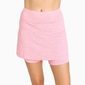 Damen-Plus-Hochtaillierter A-Line-Badeanzug mit Shorts