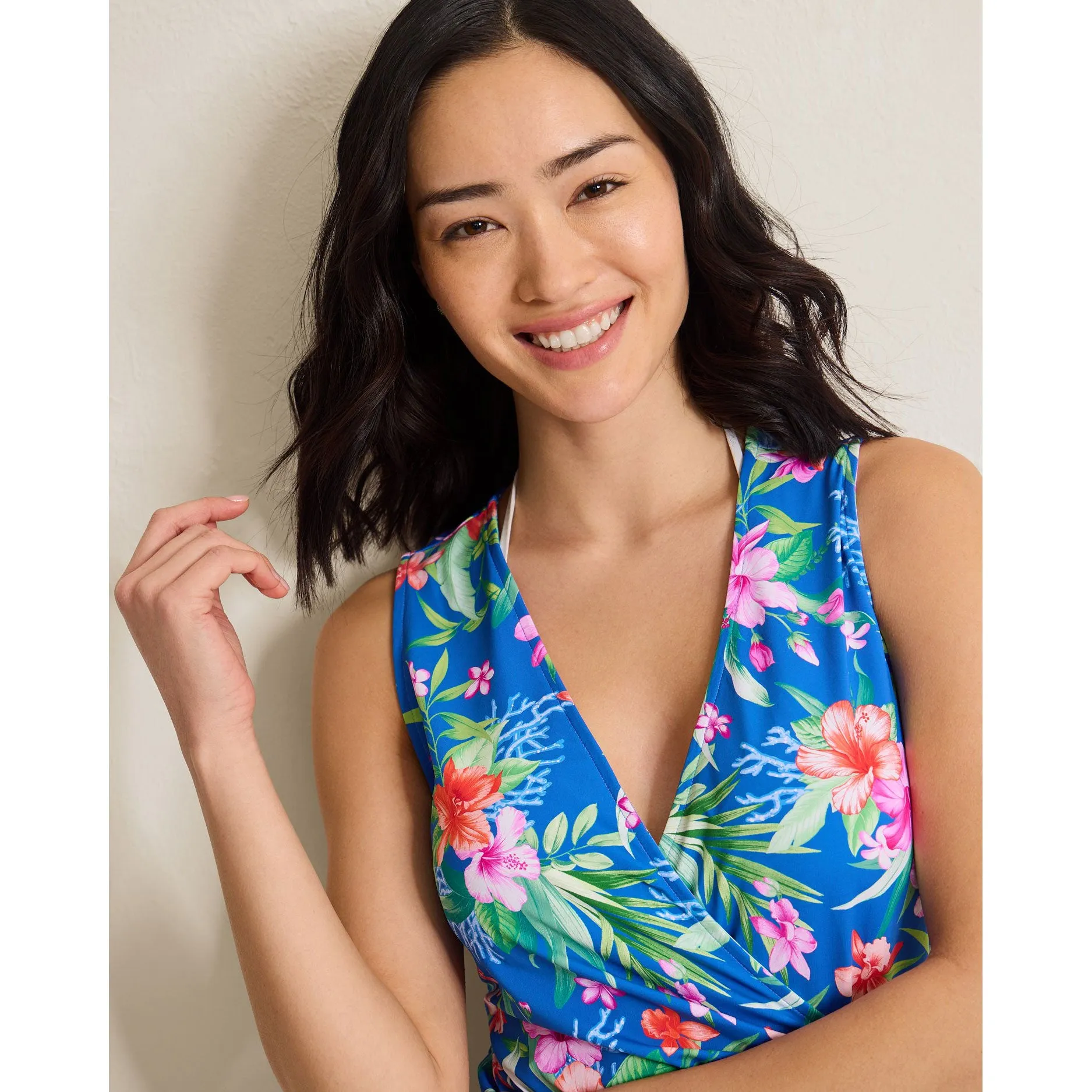 Damen Tommy Bahama Bademode Tommy Bahama Isola Vita Wickel-Overall Badebekleidung - Palastblau *