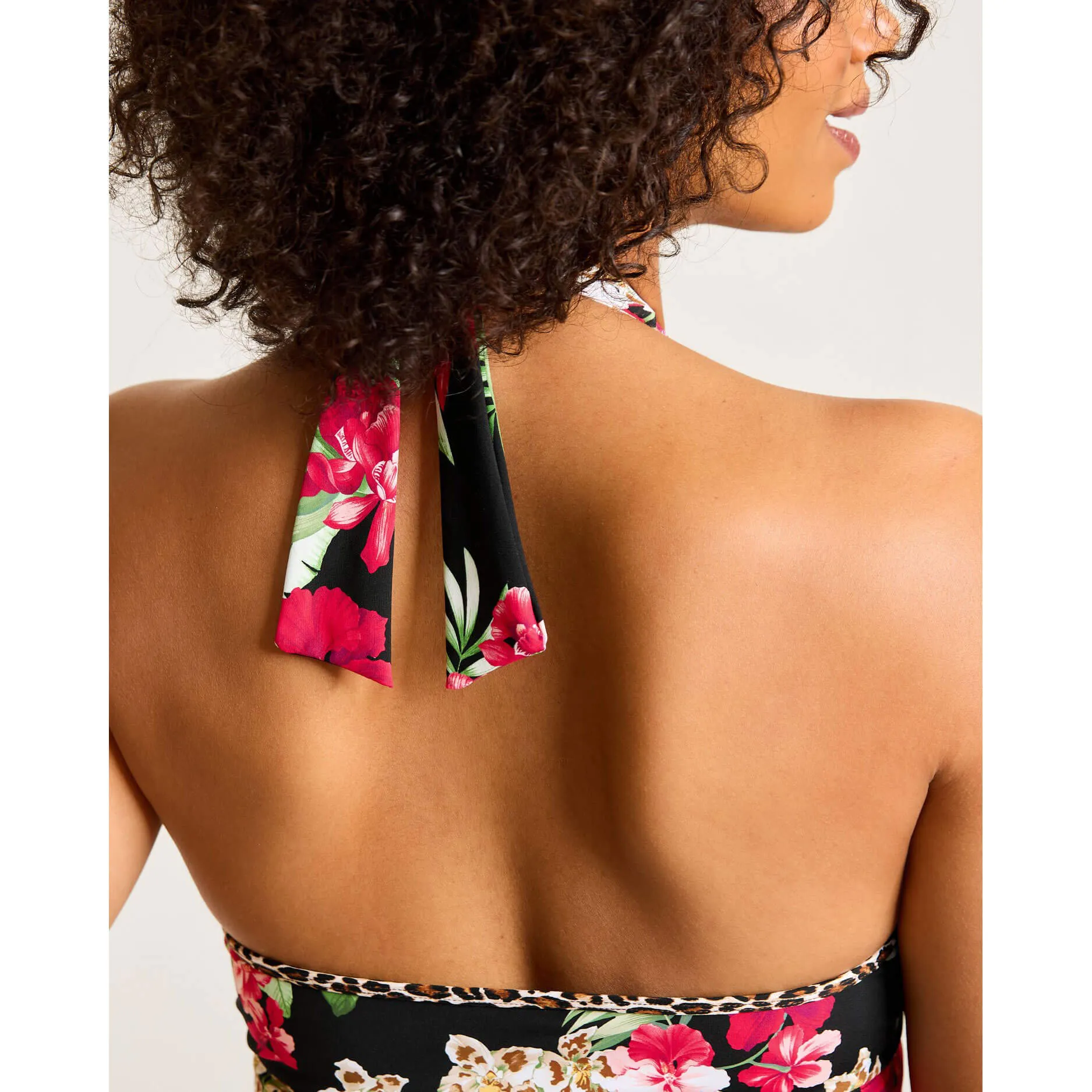 Damen Tommy Bahama Bademode Tommy Bahama Damen Lily Cat Träger-Spa-Kleid Badecover - Schwarz