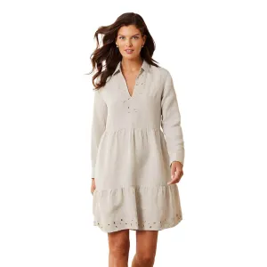 Damen Tommy Bahama Bademode Tommy Bahama Damen St. Lucia besticktes Kragenkleid Überwurf - Köper