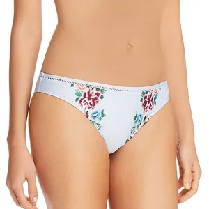 Zen-Garten Hipster-Bikiniunterteil für Damen, Hellblau